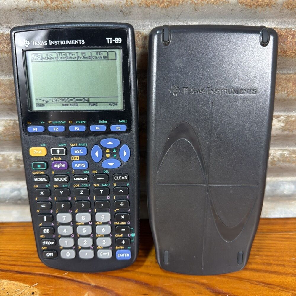 Texas Instruments TI-89 Titanium Graphing Calculator With Cover Tested Excellent